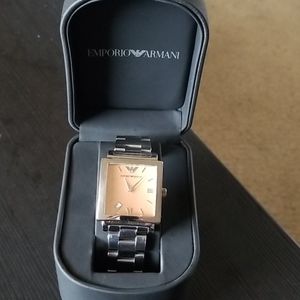Emporio Armani stainless steel watch